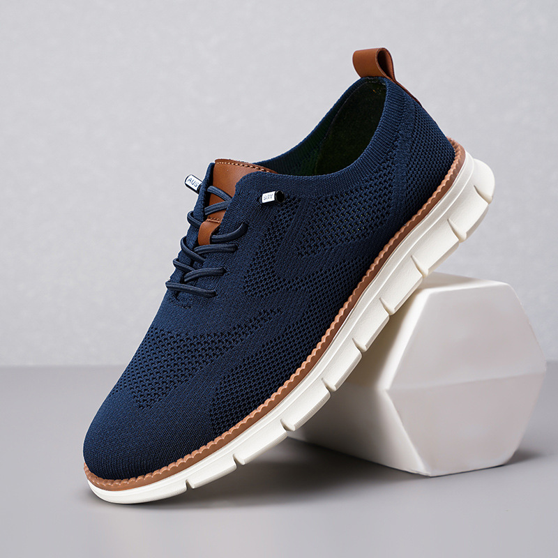 Blauwe Veterschoenen Preston  | Heren Veterschoenen