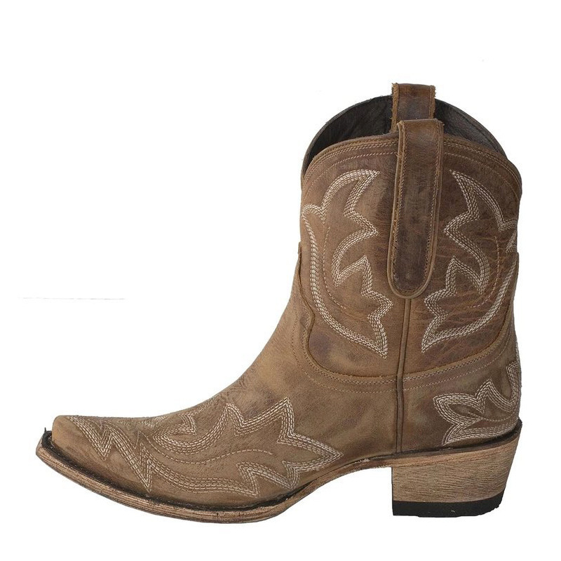 Cognac Cowboylaarzen 850  | Dames Cowboylaarzen