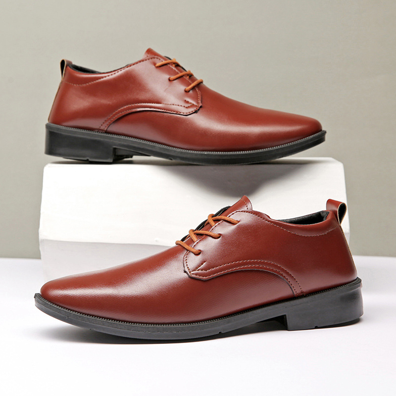 Cognac Nette Schoenen Sfm-50032  | Heren Nette Schoenen