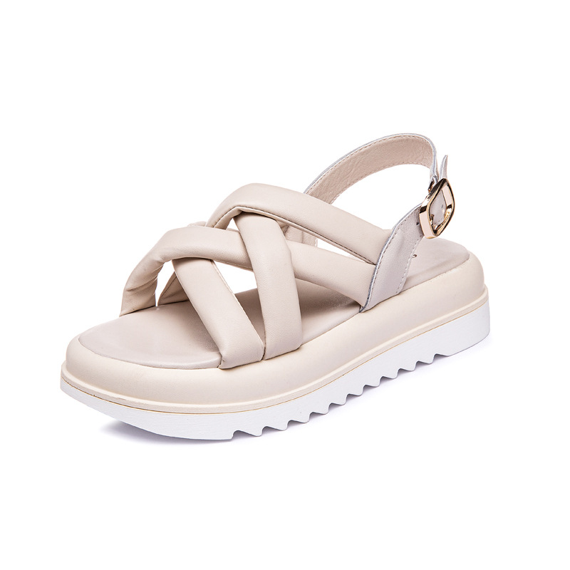 Ecru Sandalen Candy Kriss  | Dames Sandalen