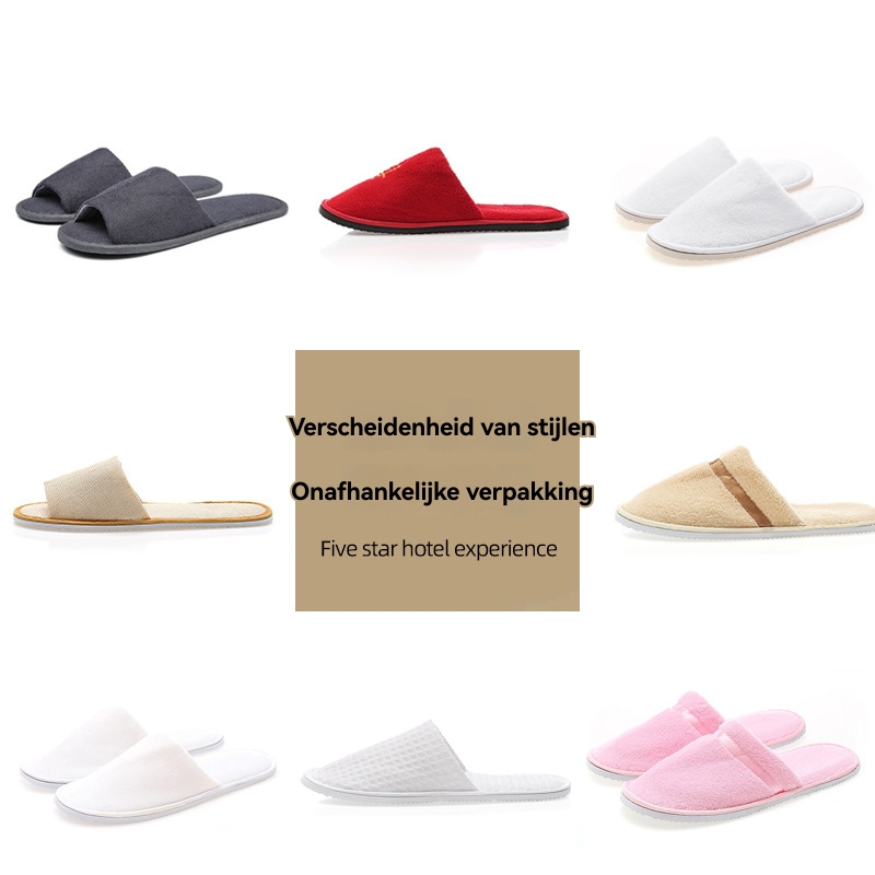 Zwarte Pantoffels Klarence  | Heren Pantoffels