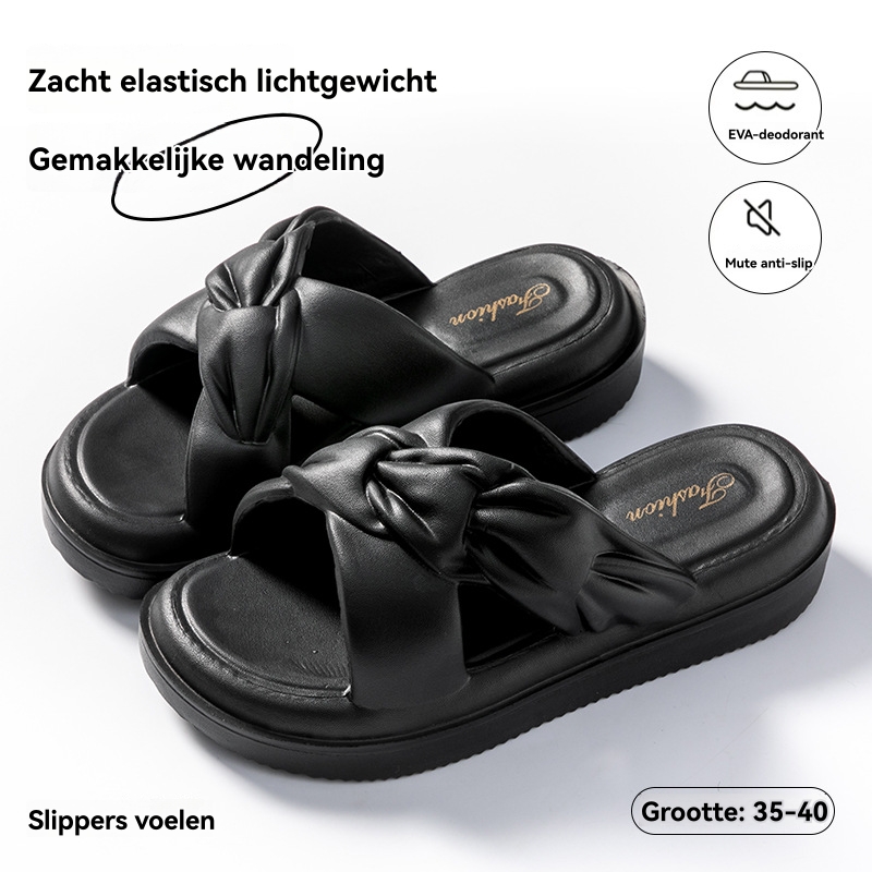 Zwarte Slippers Lpmag-14  | Dames Slippers