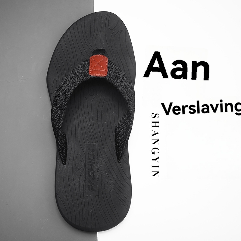 Zwarte Slippers M Voya Flip  | Heren Slippers